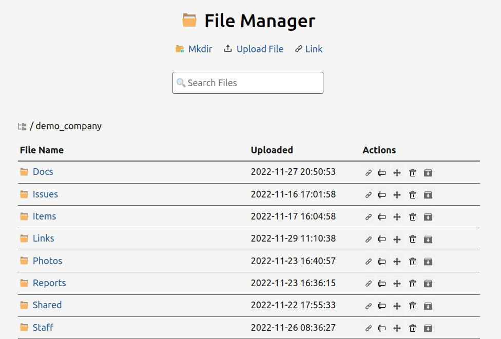 QADB Web File Manager